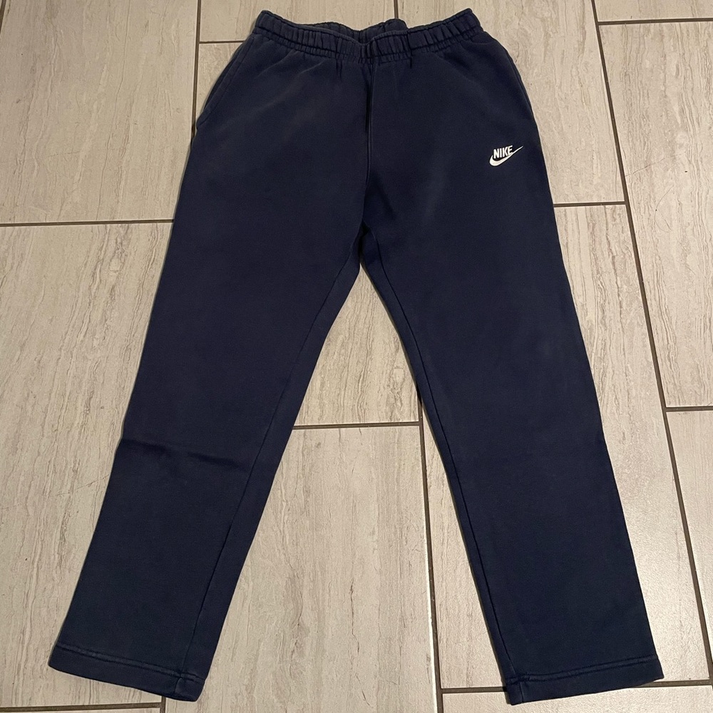 Blue Nike sweatpants